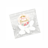 Adesivi compleanno personalizzati tema principessa Modello codice: PB 1 A